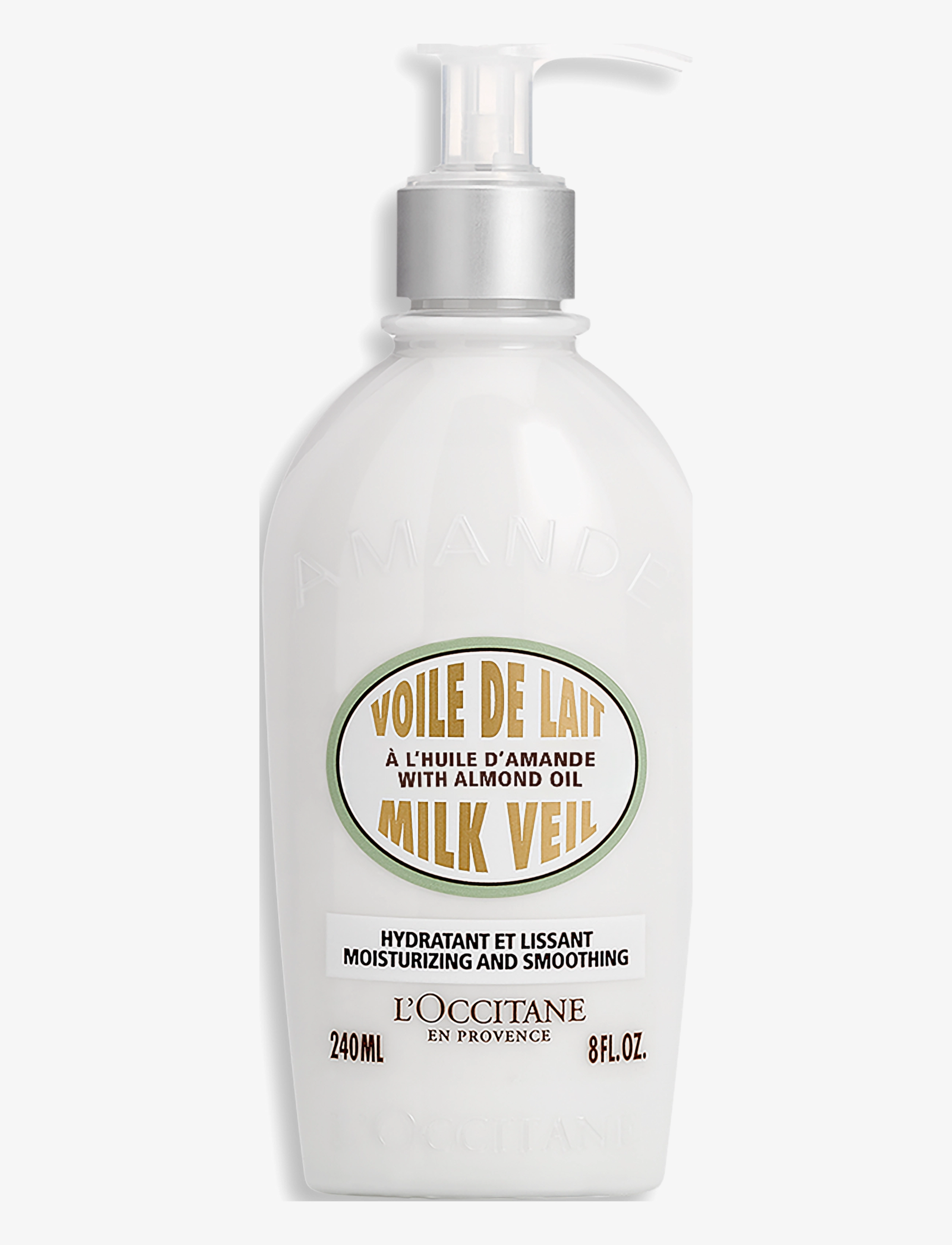 L'Occitane Almond Milk Veil 240ml - Made With Care - CLEAR / undefined