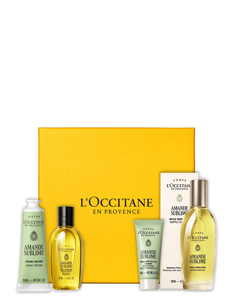 L'Occitane - Almond Body Gift Set - duschgel & duscholjor - white - 0