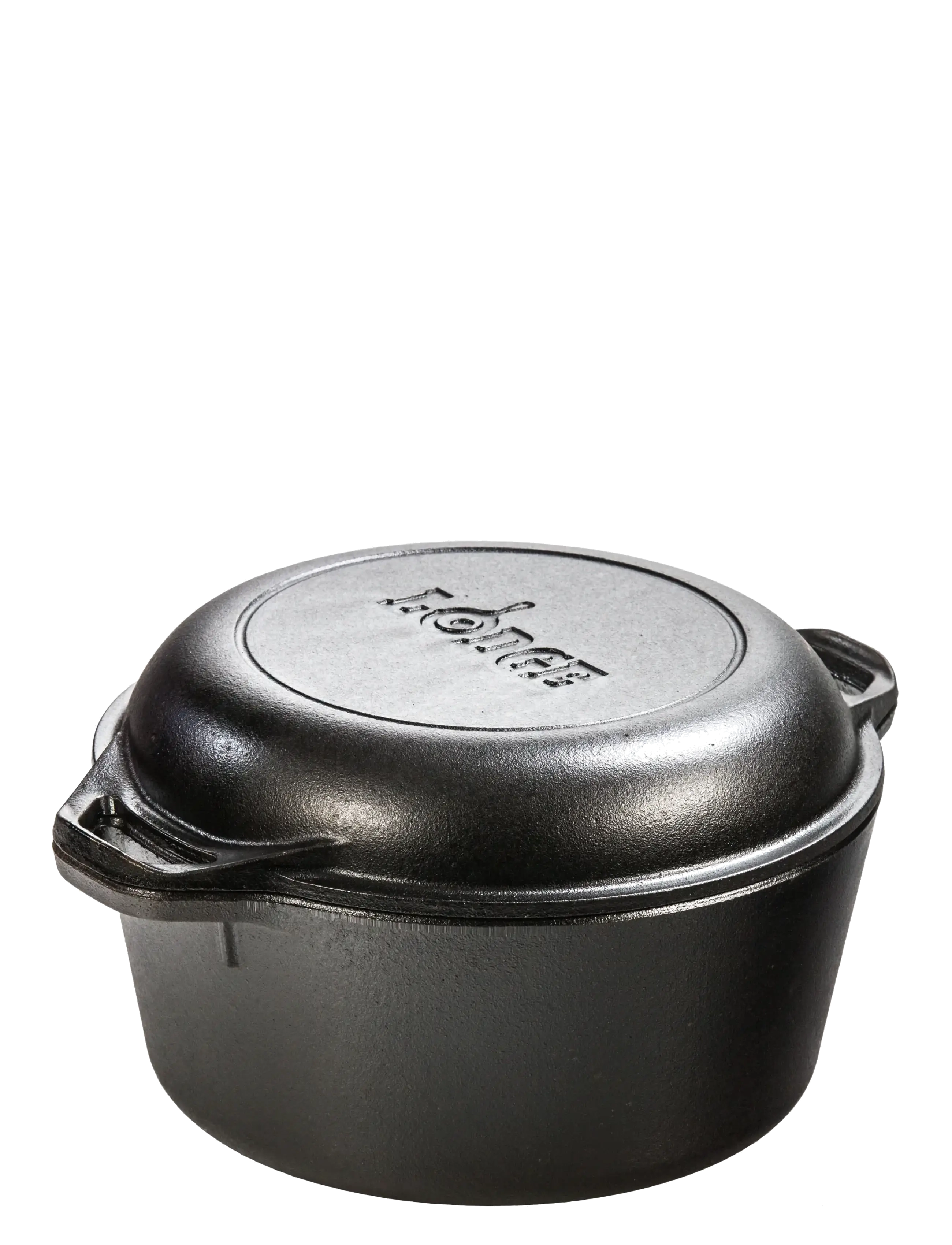 Lodge 2 i 1 gryta och stekpanna i gjutjärn 4,7 L / 26 cm Classic collection - Vaata kõiki - BLACK / black
