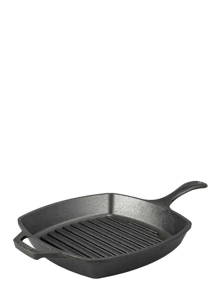 Lodge - Grillpanna fyrkantig 27 cm Classic collection - malmist potid - black - 1