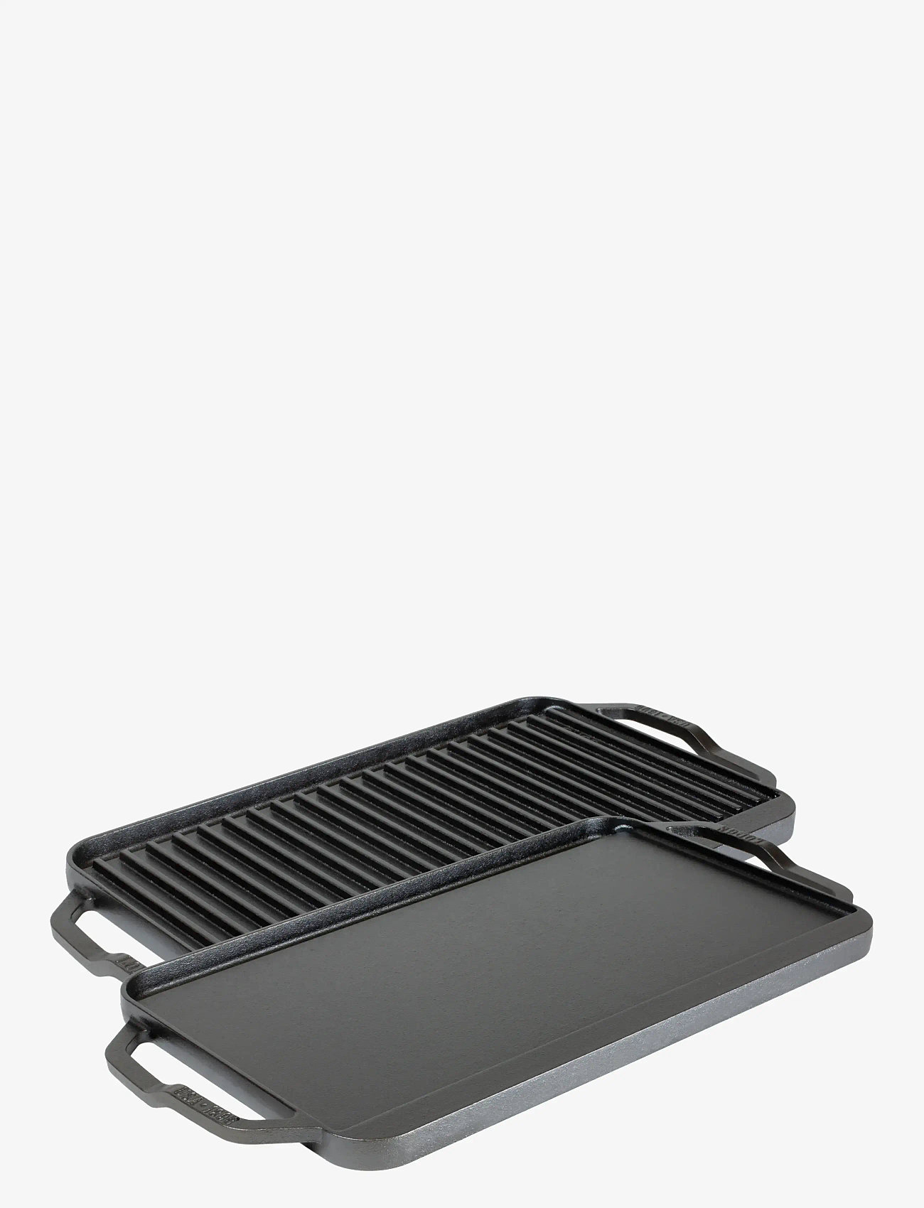 Lodge - Vändbar stek/grill platta. Gjutjärn - Chef collection - gjutjärnsgrytor - black - 1