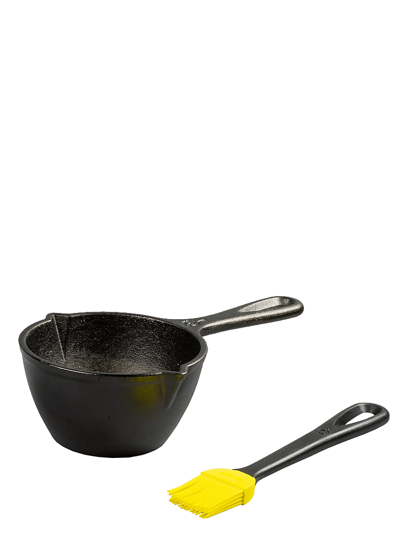 Lodge - Såskastrull med silikonborste LMPB21 - grillitarvikud - black - 1