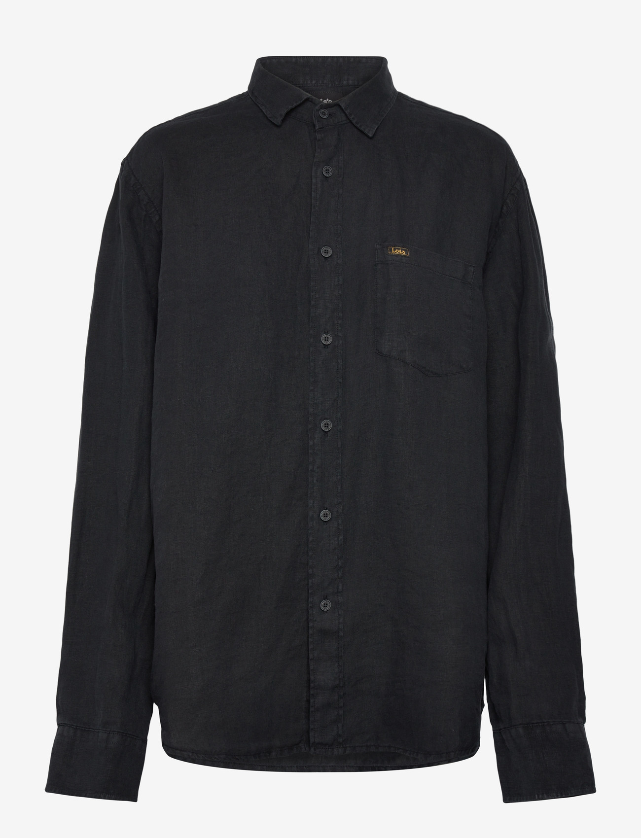 Lois Jeans - Lucas - langærmede skjorter - 7905 blue linen light - 60 navy - 1