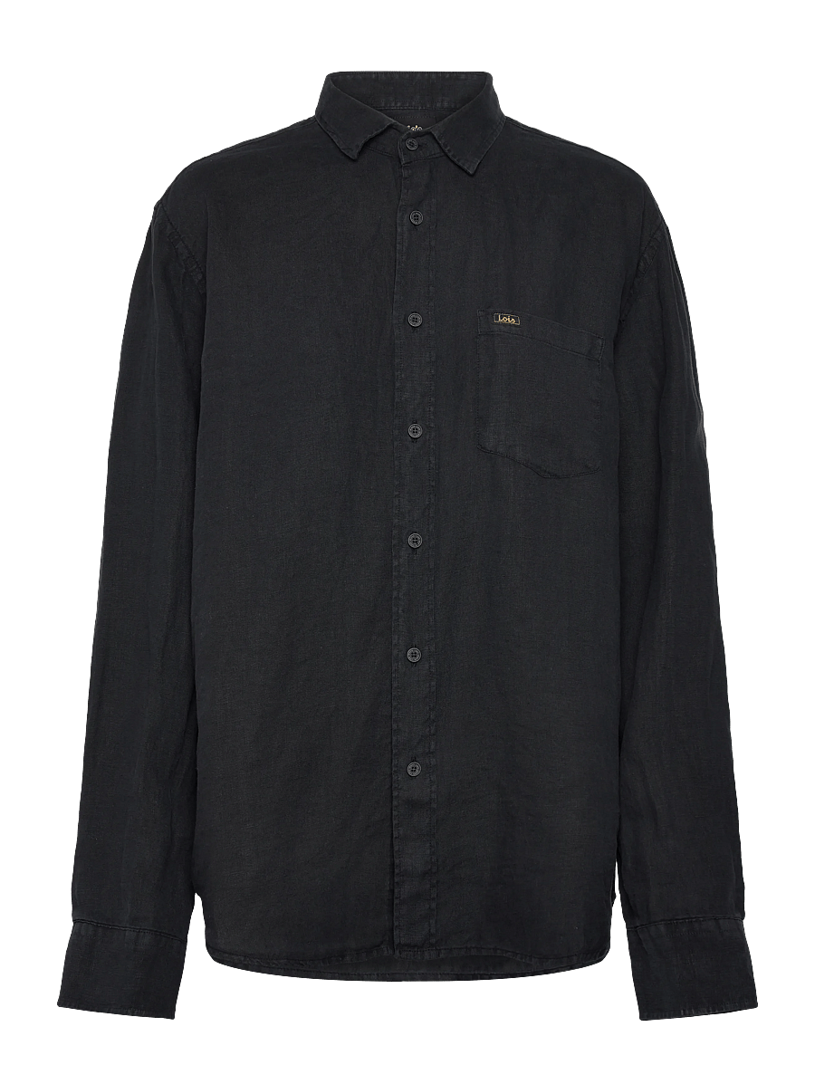 Lois Jeans - Lucas - langärmlige hemden - 7905 blue linen light - 60 navy - 1
