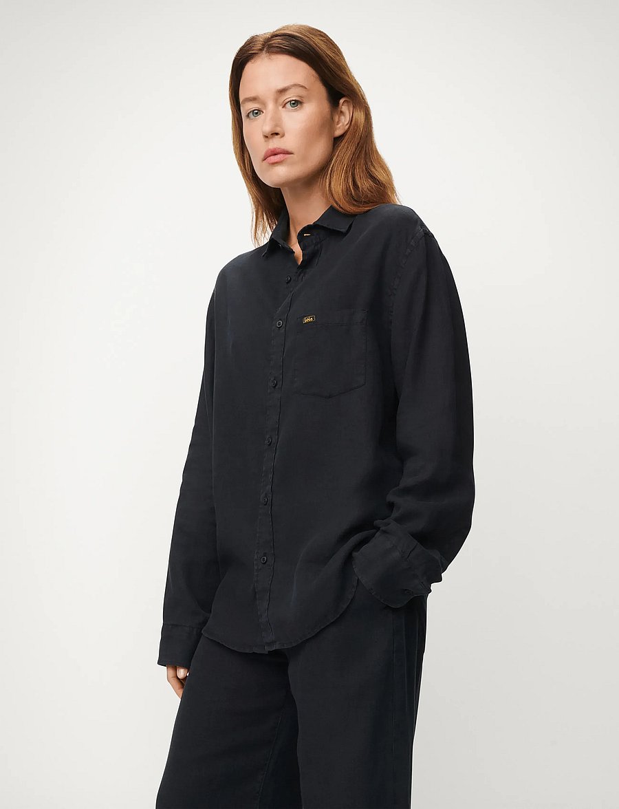 Lois Jeans - Lucas - langärmlige hemden - 7905 blue linen light - 60 navy - 3