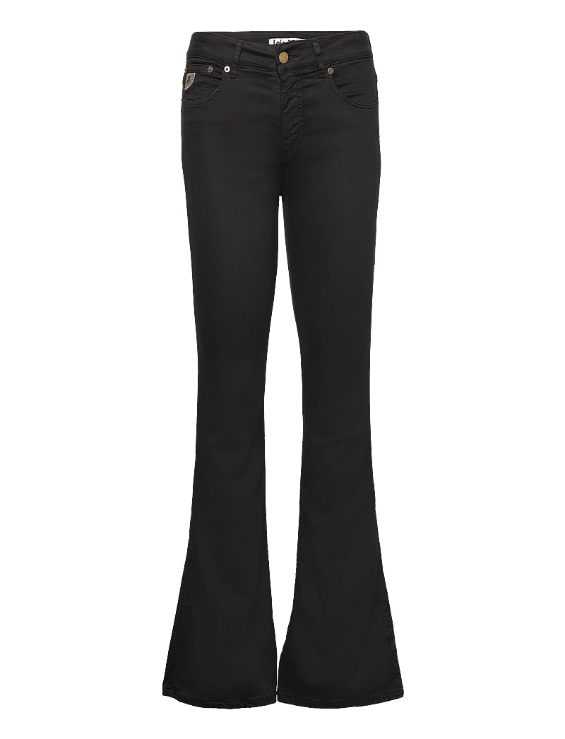 Lois Jeans - Raval-16 5043 Lea Soft Colour - utsvängda jeans - black - 1