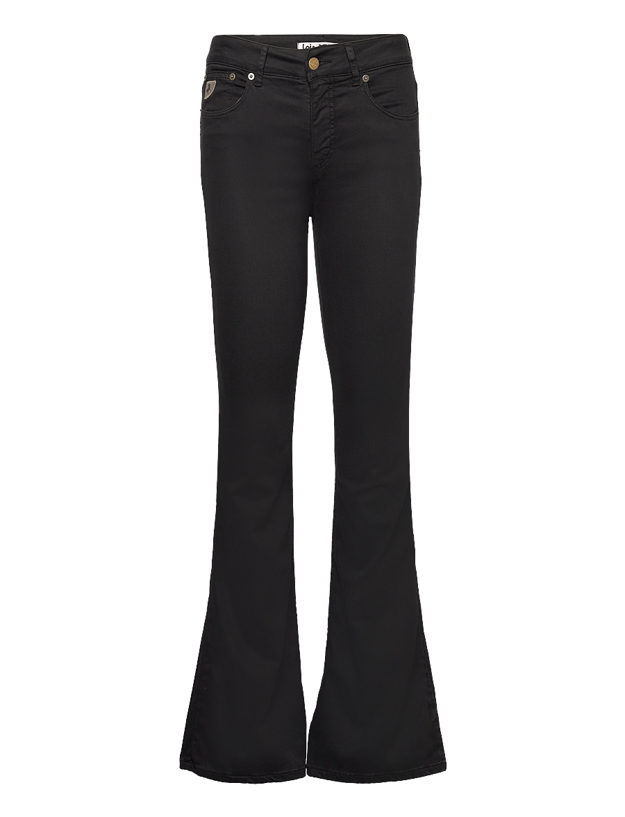 Lois Jeans - Raval-16 5043 Lea Soft Colour - schlaghosen - black - 1