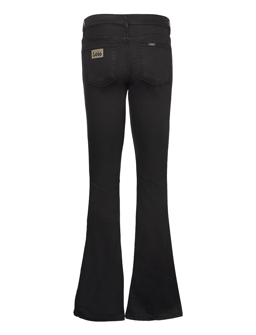 Lois Jeans - Raval-16 5043 Lea Soft Colour - schlaghosen - black - 2