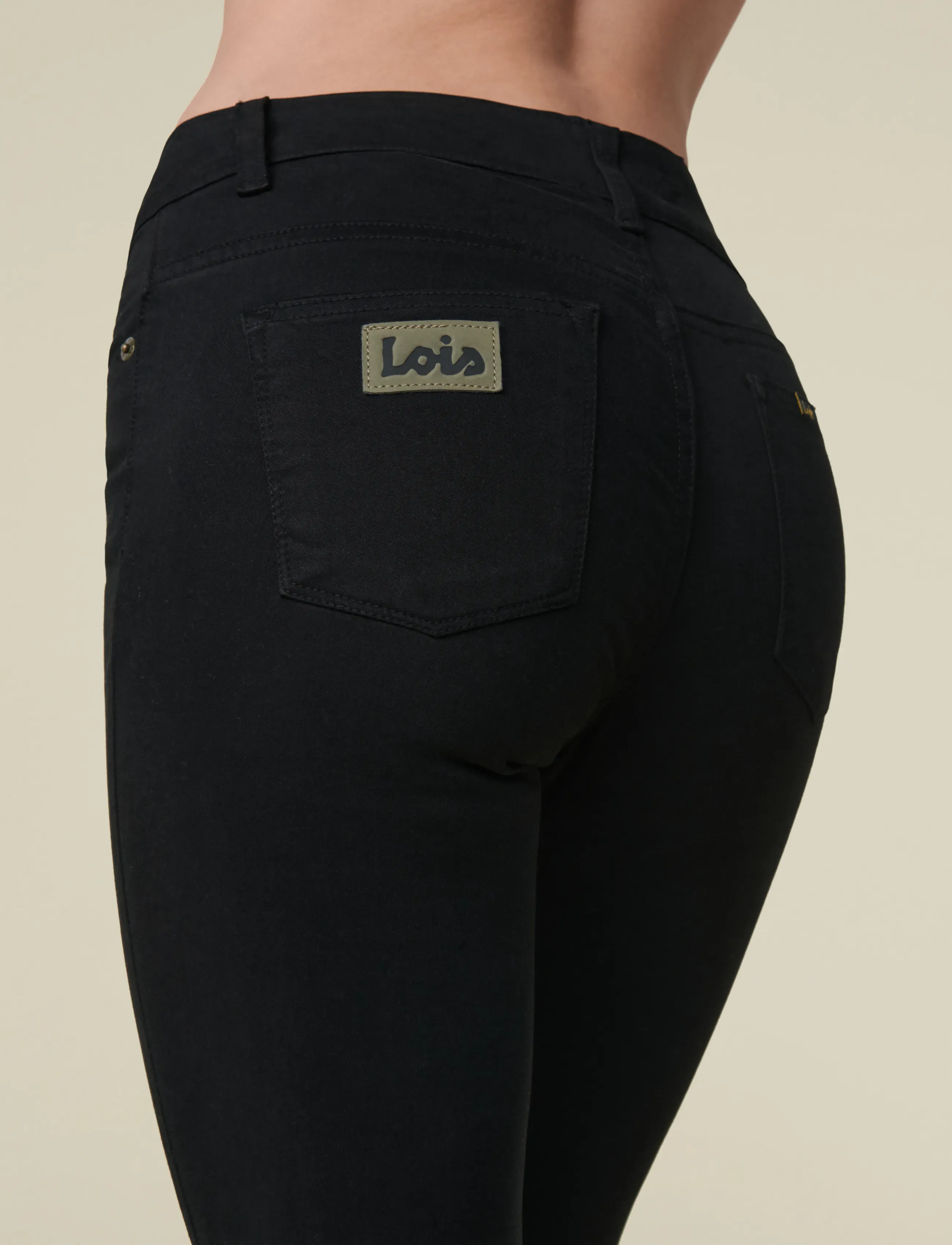 Lois Jeans - Raval-16 5043 Lea Soft Colour - flared jeans - black - 5