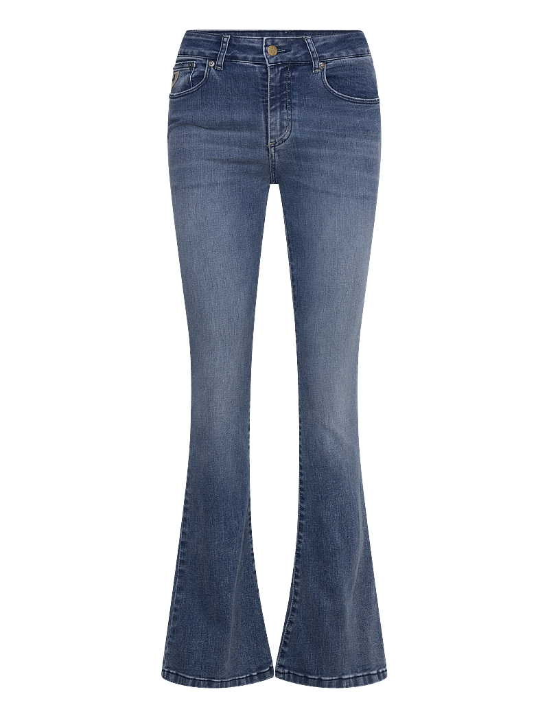 Lois Jeans - Raval-16 - utsvängda jeans - 5374 re ram cobalt - 1