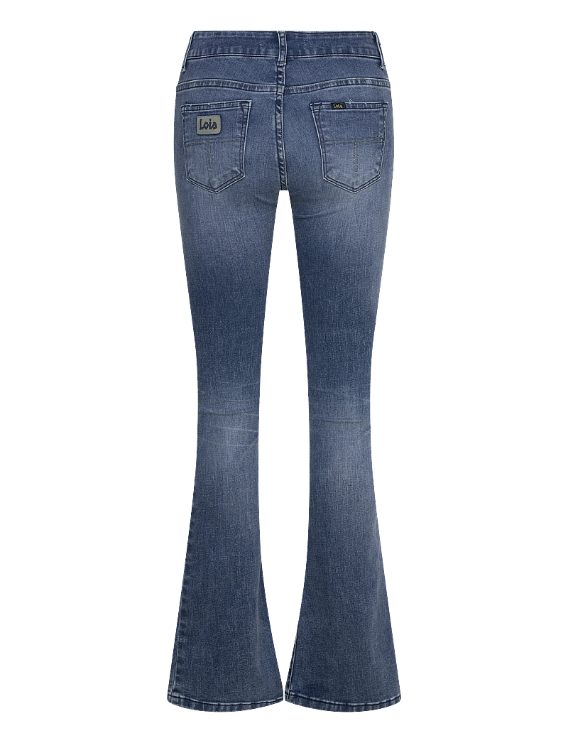 Lois Jeans - Raval-16 - utsvängda jeans - 5374 re ram cobalt - 2