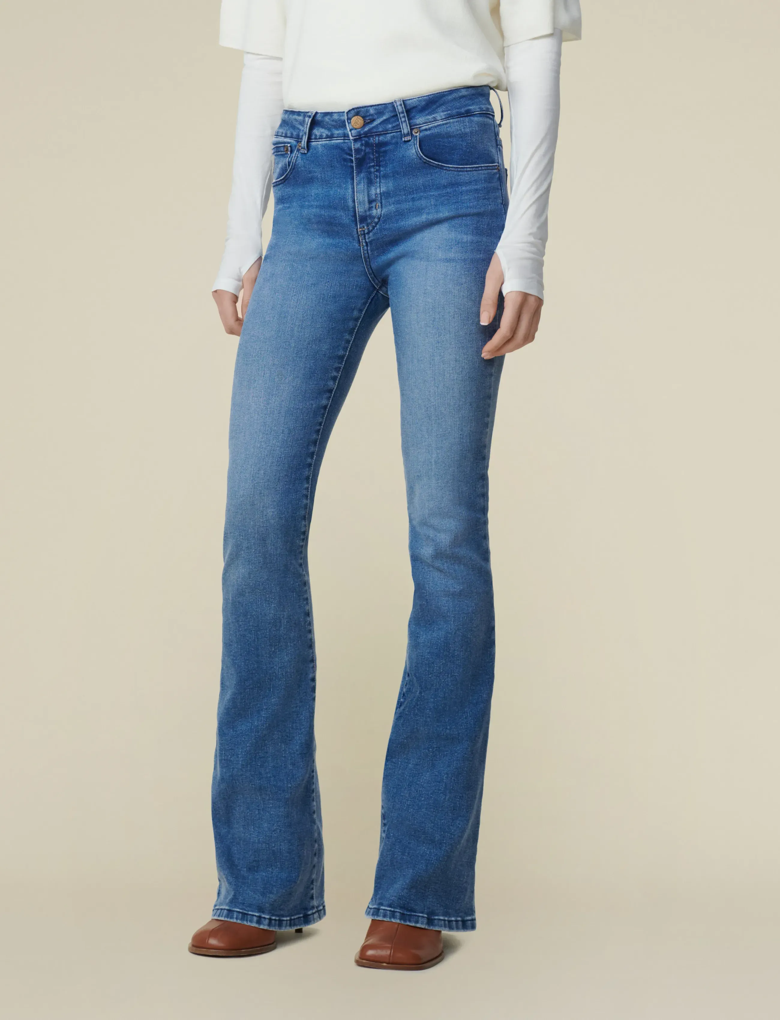 Lois Jeans - Raval-16 - flared jeans - 5374 re ram cobalt - 4