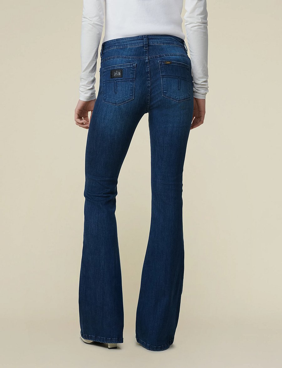 Lois Jeans - Raval-16 5399 Leia Beat - flared jeans - dark blue - 4