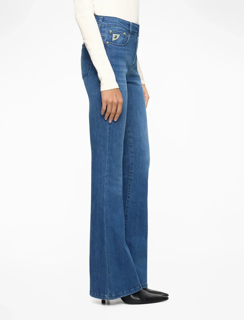 Lois Jeans - Raval-16 5450 Leia Teal - jeans évasés - dark blue - 3