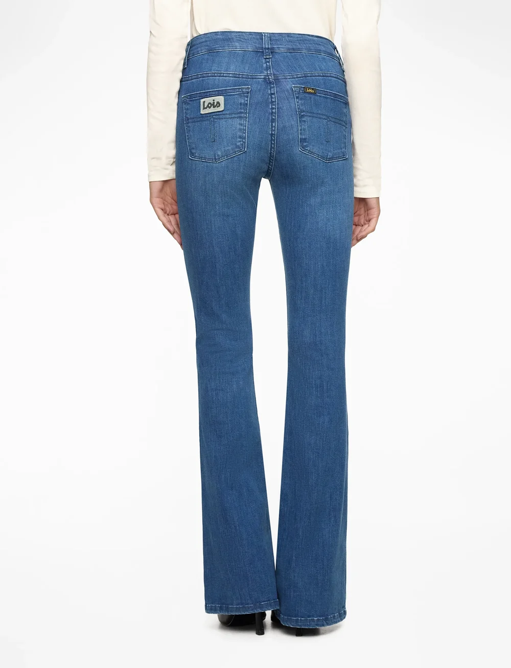 Lois Jeans - Raval-16 5450 Leia Teal - jeans évasés - dark blue - 4