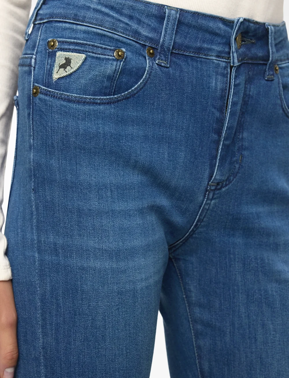 Lois Jeans - Raval-16 5450 Leia Teal - jeans évasés - dark blue - 5