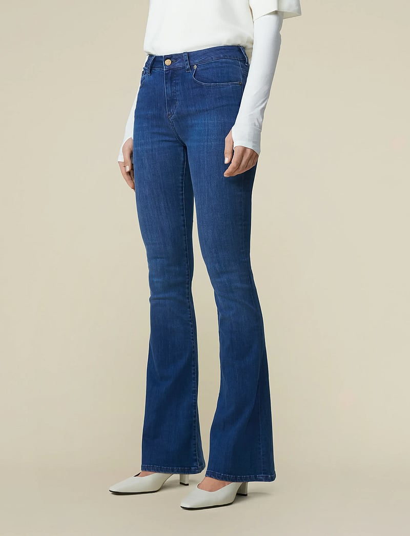 Lois Jeans - Raval-16 5450 Leia Teal - utsvängda jeans - dark blue - 4