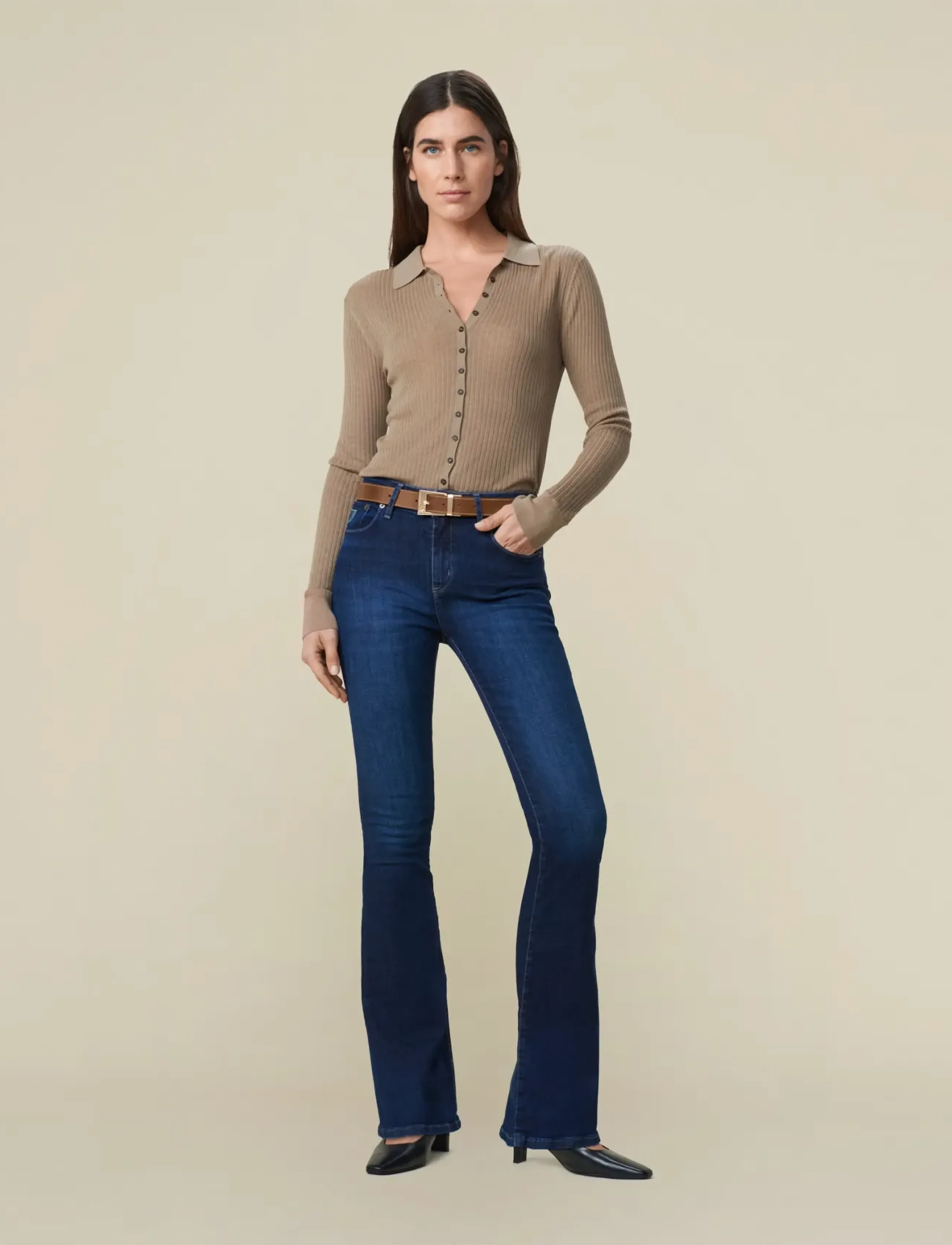 Lois Jeans Raval-16, 28 x 34, Jeans, Blau - Flares, Toej-til-kvinder