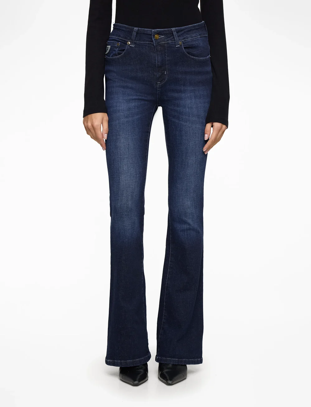Lois Jeans - Raval-16 - schlaghosen - dark blue - 0