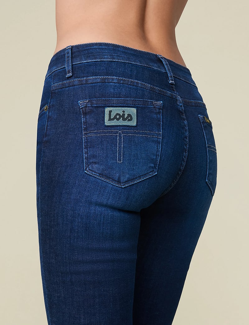 Lois Jeans - Raval-16 5707 Marconi Mist - utsvängda jeans - dark blue - 4