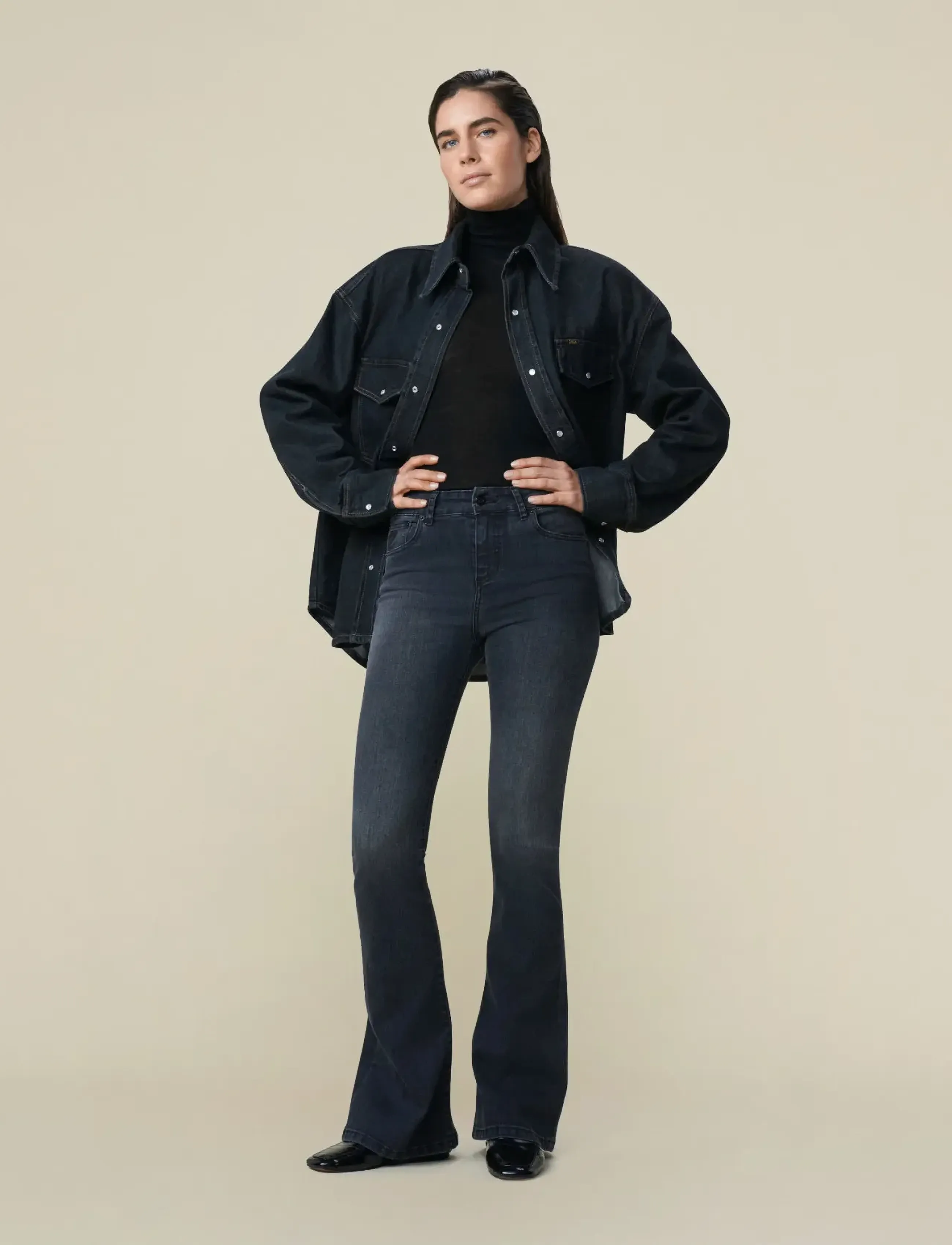 Lois Jeans Raval-16 - Transitional Layering - DONATELLA BLACK / grey