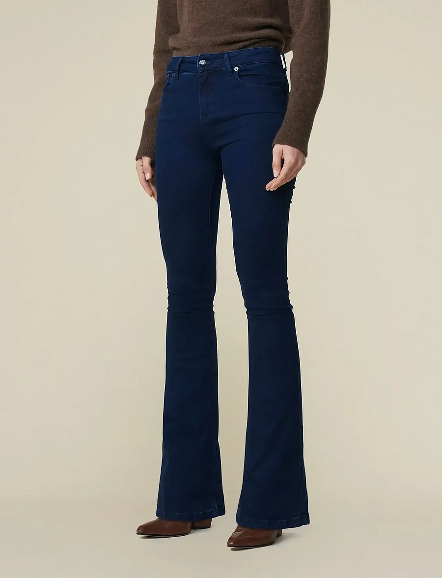 Lois Jeans - Raval-16 - schlaghosen - night blue rinse - 0