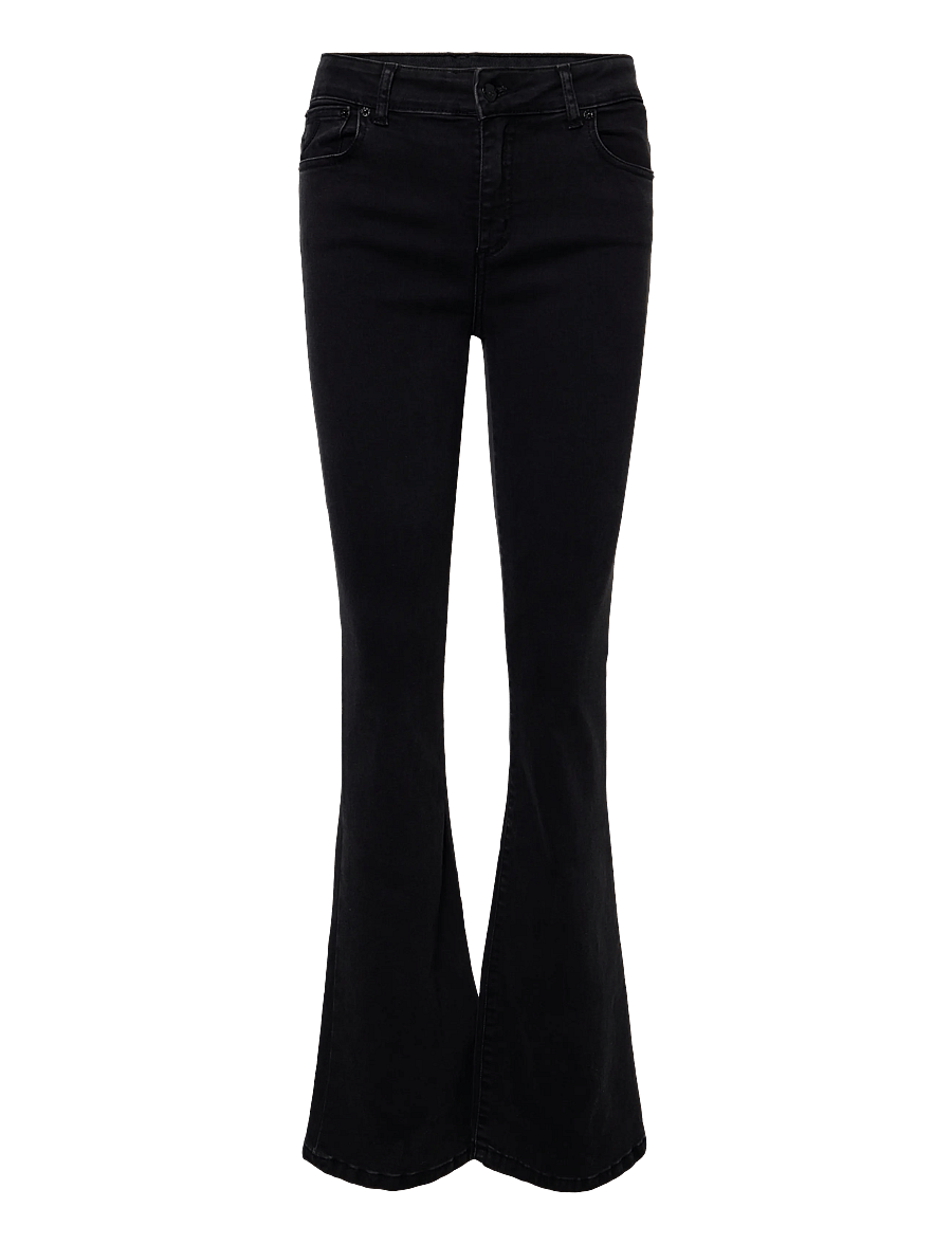 Lois Jeans - Raval 16 - utsvängda jeans - 8070 gisele blackness - 0