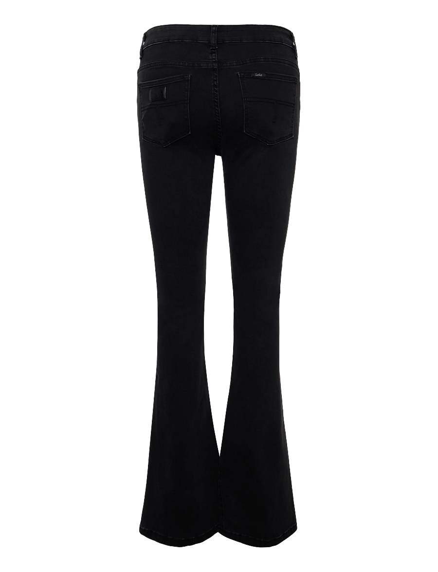 Lois Jeans - Raval 16 - utsvängda jeans - 8070 gisele blackness - 1