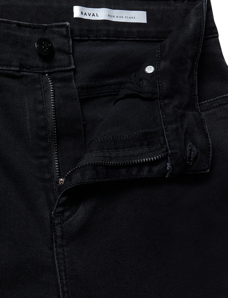 Lois Jeans - Raval 16 - utsvängda jeans - 8070 gisele blackness - 3