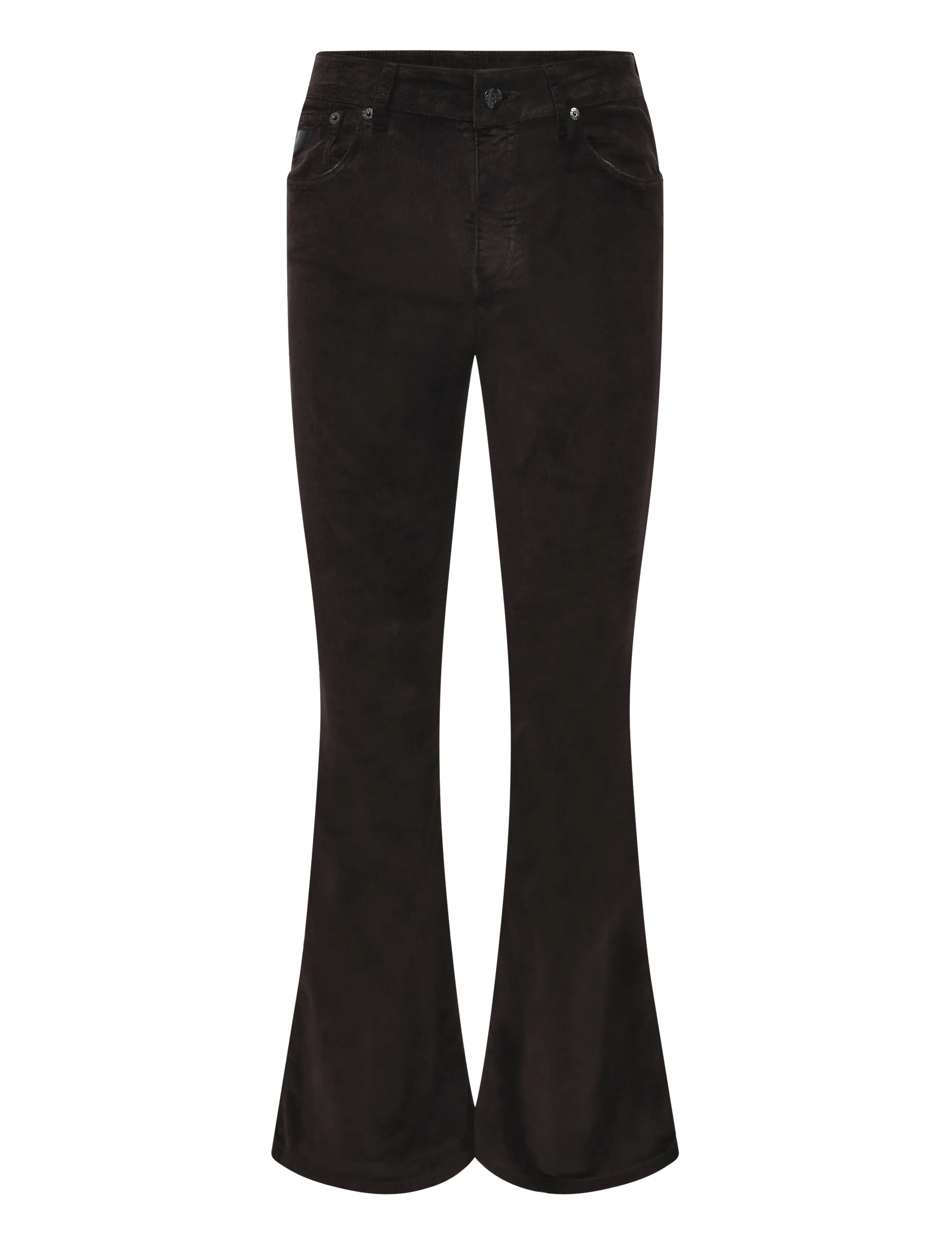 Lois Jeans Raval 16 - Shiny Cord - Kläder - 775 CHOCOLATE BROWN / brown