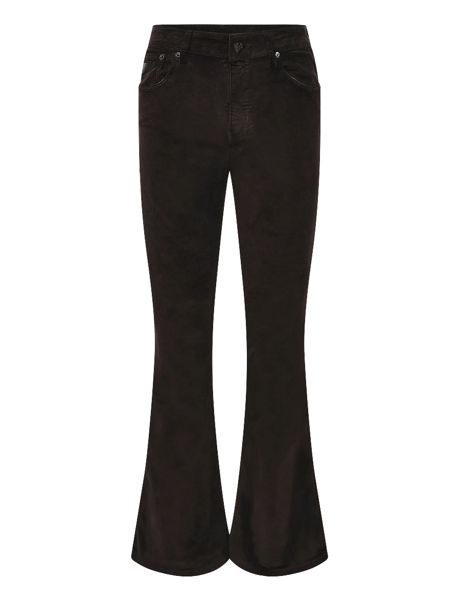 Lois Jeans - Raval 16 - Shiny Cord - manchesterbyxor - 775 chocolate brown - 0