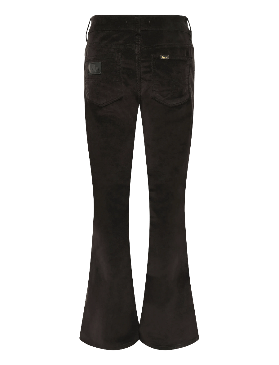 Lois Jeans - Raval 16 - Shiny Cord - manchesterbyxor - 775 chocolate brown - 1