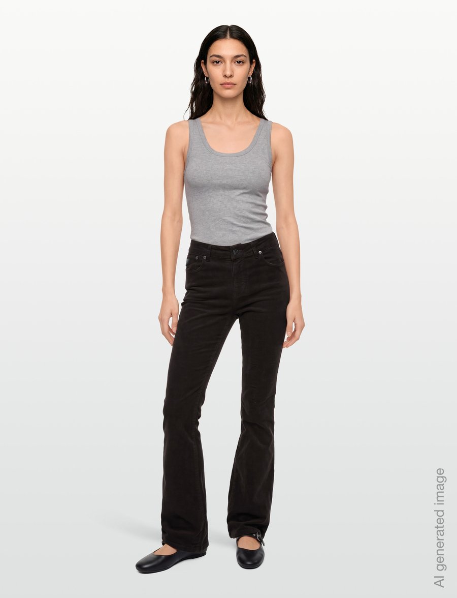 Lois Jeans - Raval 16 - Shiny Cord - corduroy pants - 775 chocolate brown - 0