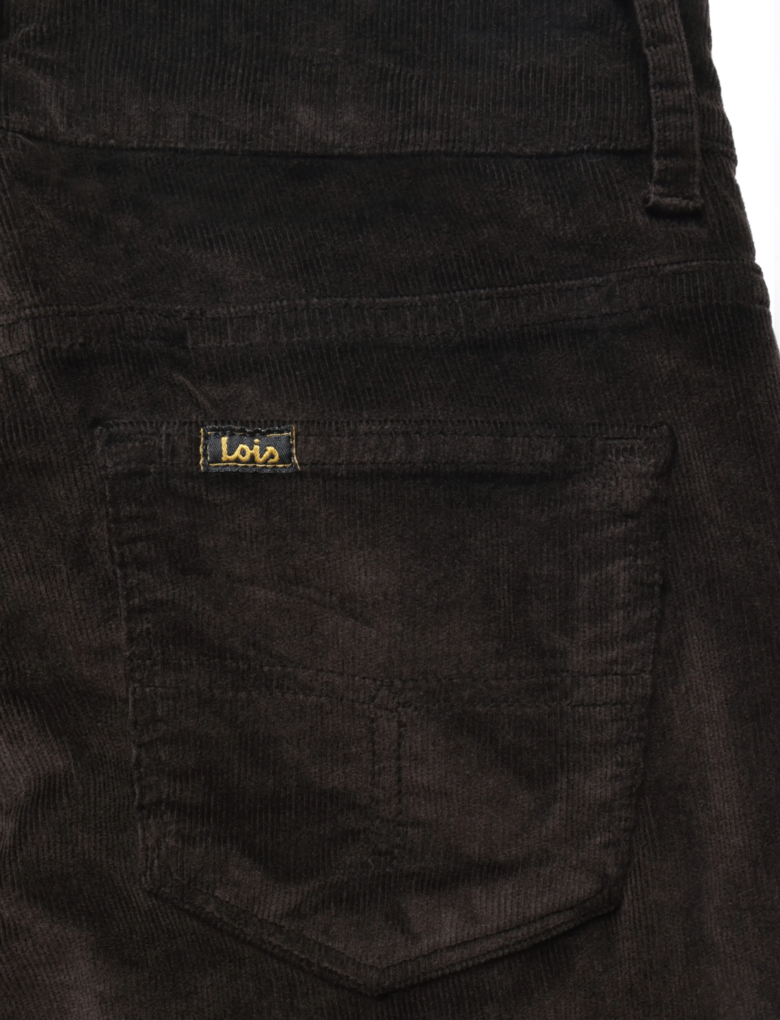 Lois Jeans - Raval 16 - Shiny Cord - 775 chocolate brown - 4