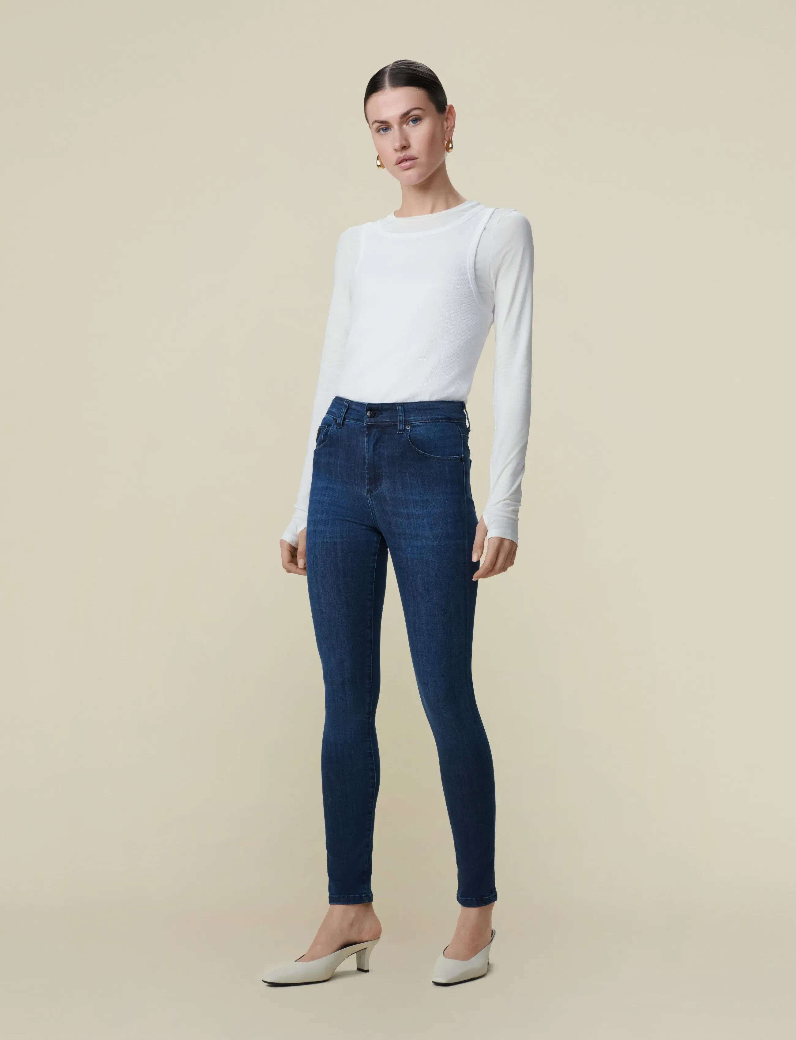 Lois Jeans Celia 5399 Leia Beat - Transitional Layering - DARK BLUE / blue