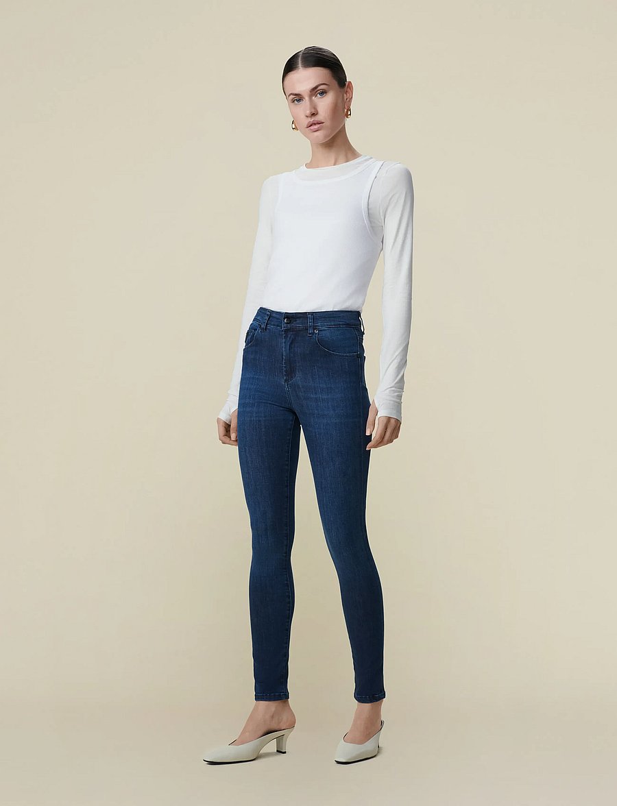 Lois Jeans - Celia 5399 Leia Beat - dżinsy skinny fit - dark blue - 0