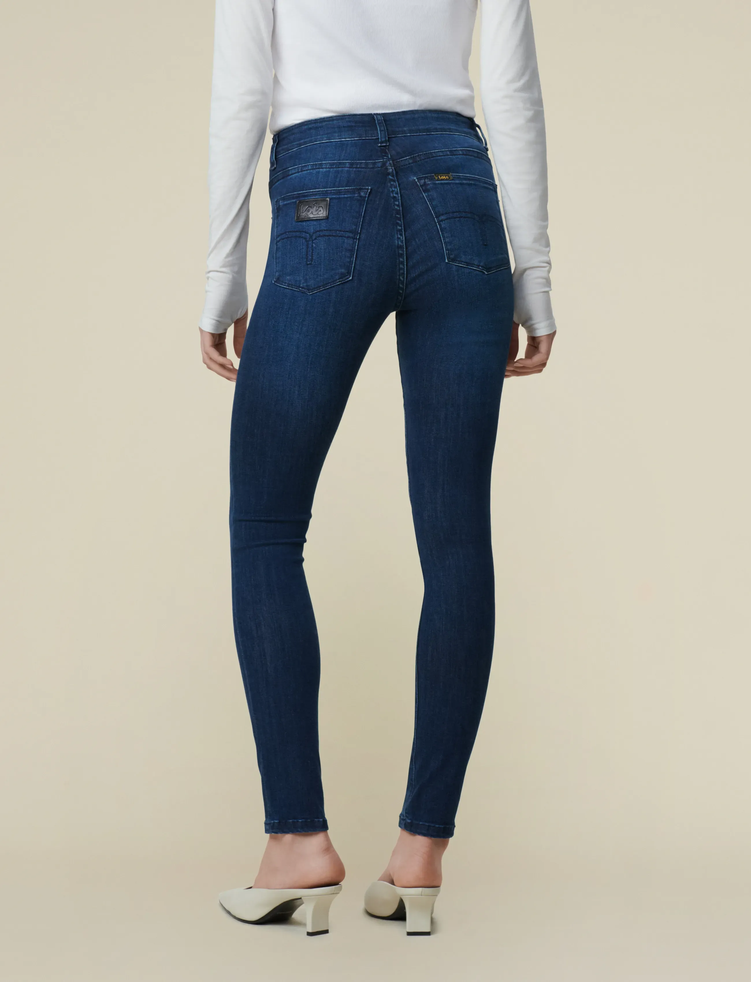 Lois Jeans - Celia 5399 Leia Beat - dżinsy skinny fit - dark blue - 4