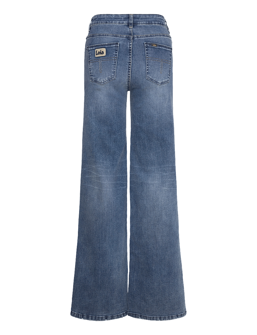 Lois Jeans - Palazzo Re Ram Cobalt - brede jeans - cobalt stone - 2