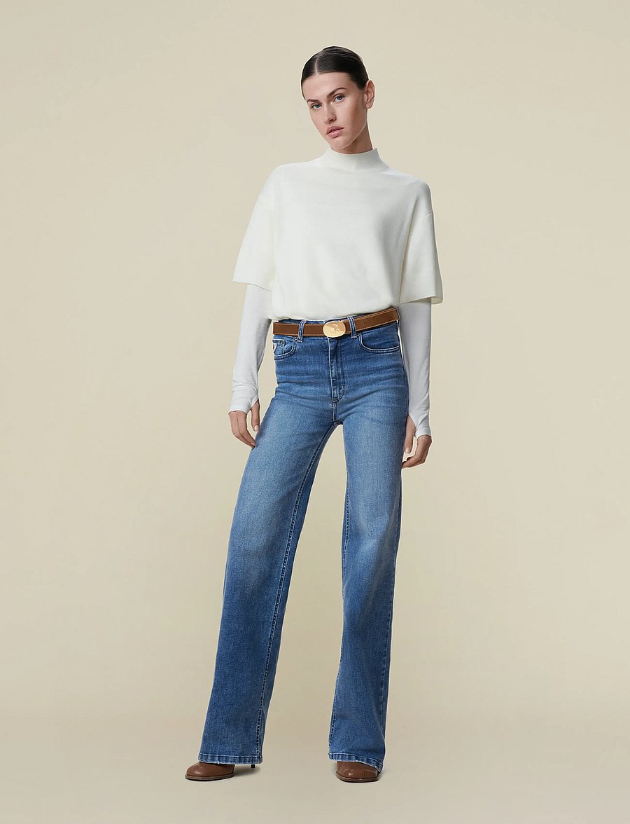 Lois Jeans - Palazzo Re Ram Cobalt - brede jeans - cobalt stone - 0