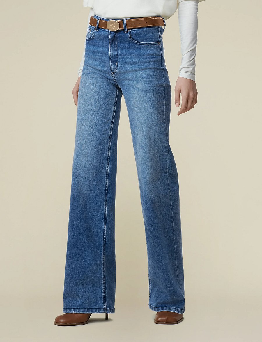 Lois Jeans - Palazzo Re Ram Cobalt - brede jeans - cobalt stone - 3