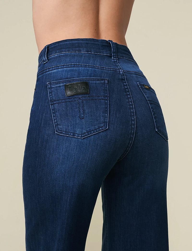 Lois Jeans - Palazzo Leia Beat - hosen mit weitem bein - rinse - 5