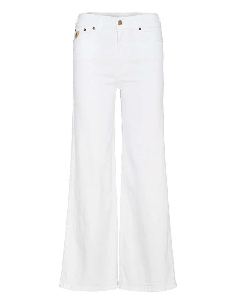 Lois Jeans - Palazzo - hosen mit weitem bein - 6491 megalia shot - 01 white - 1