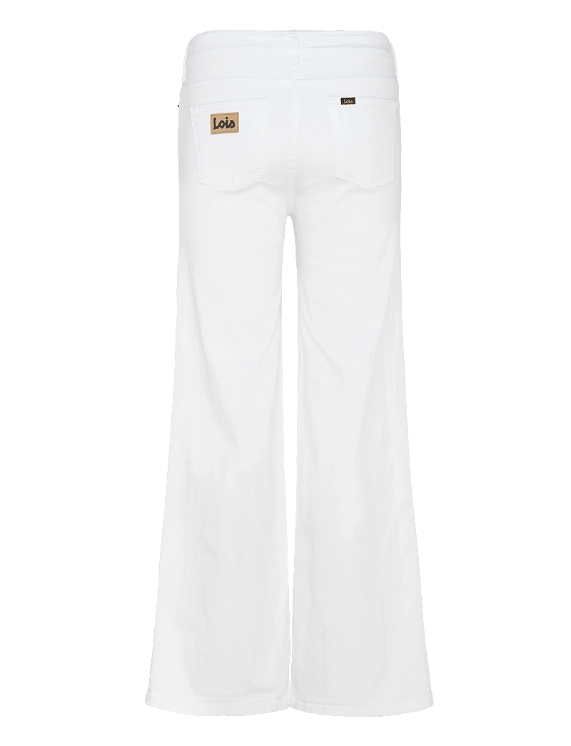 Lois Jeans - Palazzo - hosen mit weitem bein - 6491 megalia shot - 01 white - 2