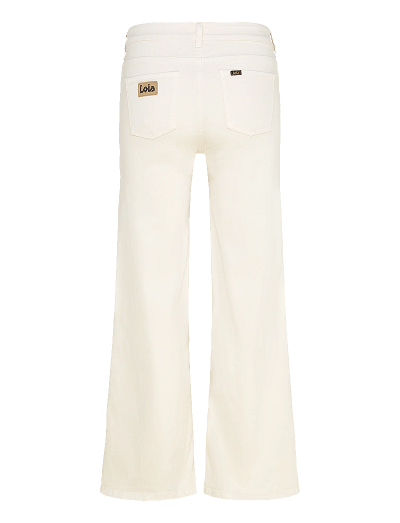 Lois Jeans - Palazzo - hosen mit weitem bein - 6491 megalia shot - 04 ecru - 2