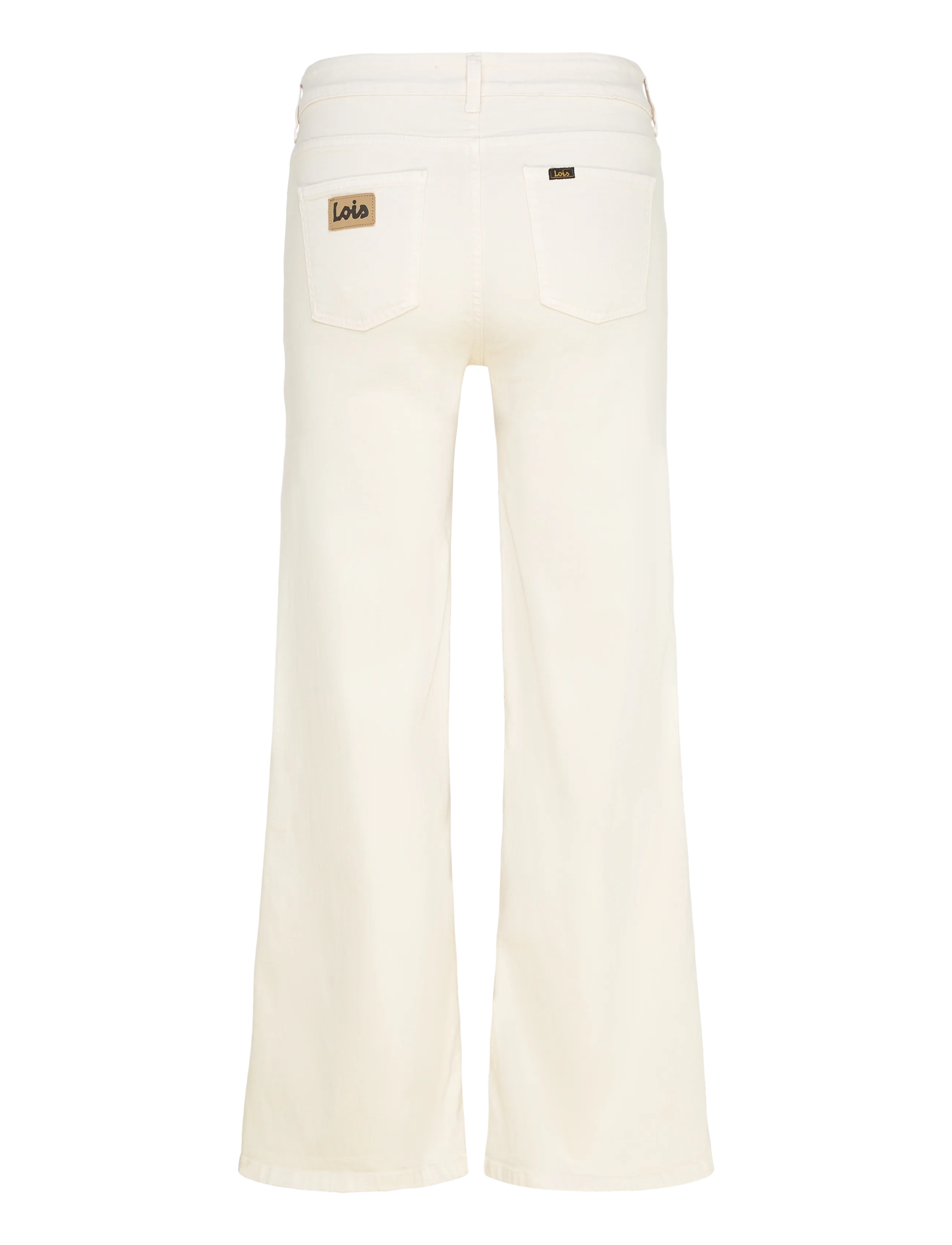 Lois Jeans - Palazzo - hosen mit weitem bein - 6491 megalia shot - 04 ecru - 2