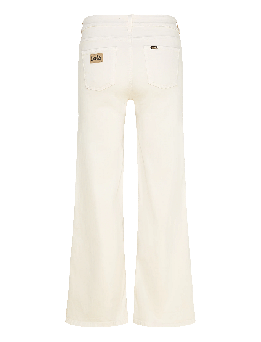Lois Jeans - Palazzo - hosen mit weitem bein - 6491 megalia shot - 04 ecru - 2