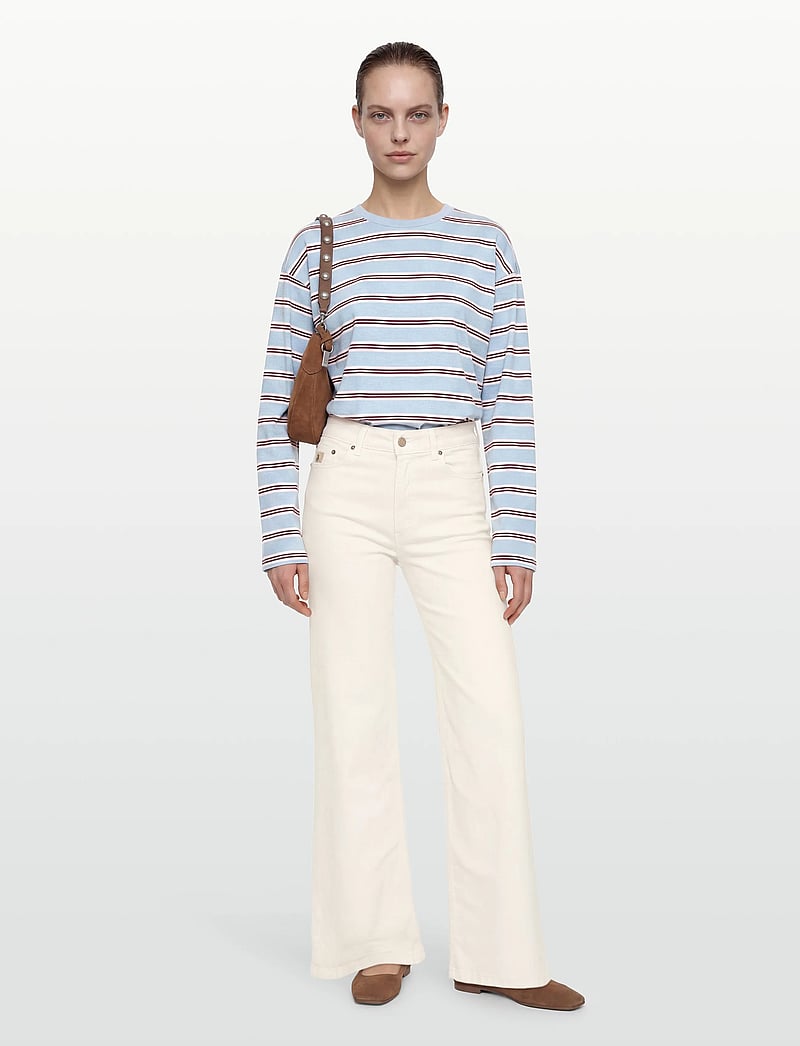 Lois Jeans - Palazzo - hosen mit weitem bein - 6491 megalia shot - 04 ecru - 0