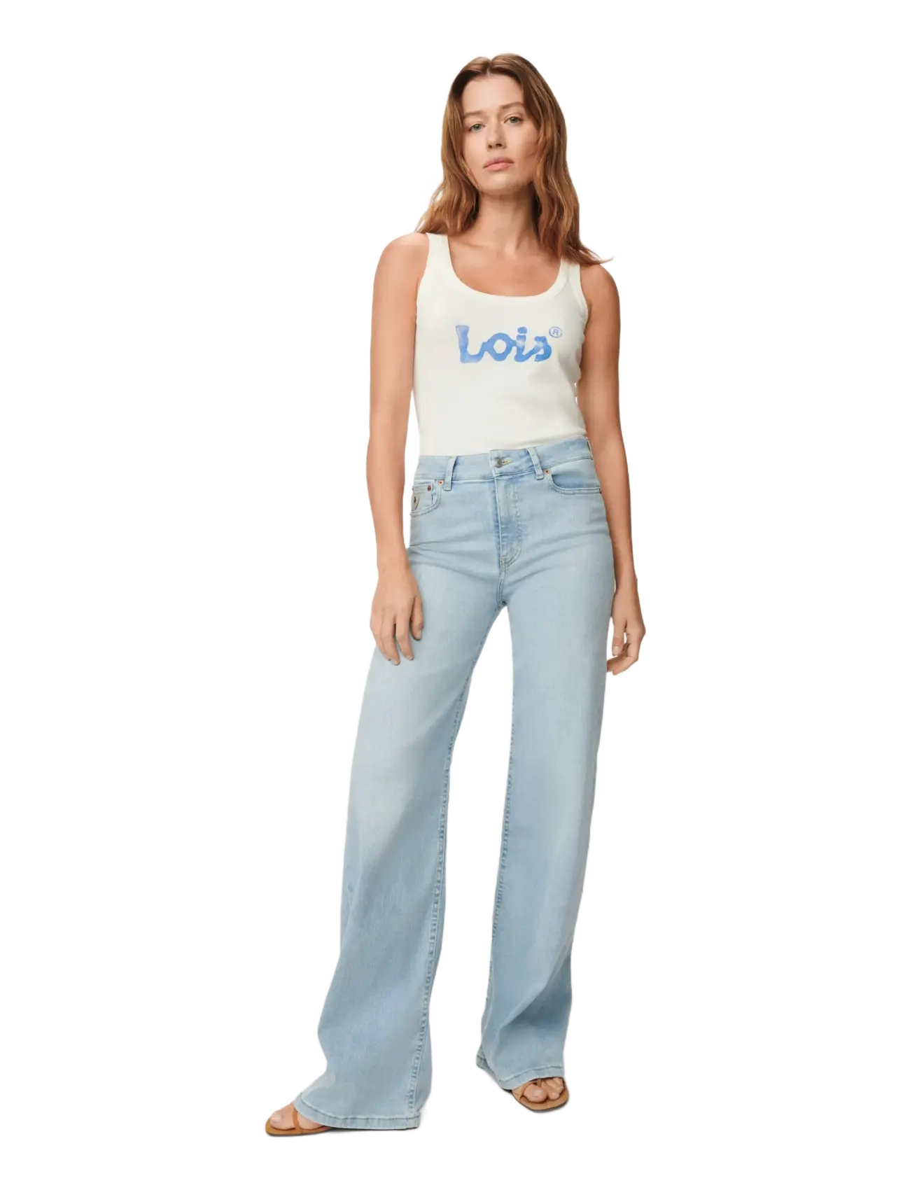 LOIS JEANS Palazzo Blau - 31x30 - Damen