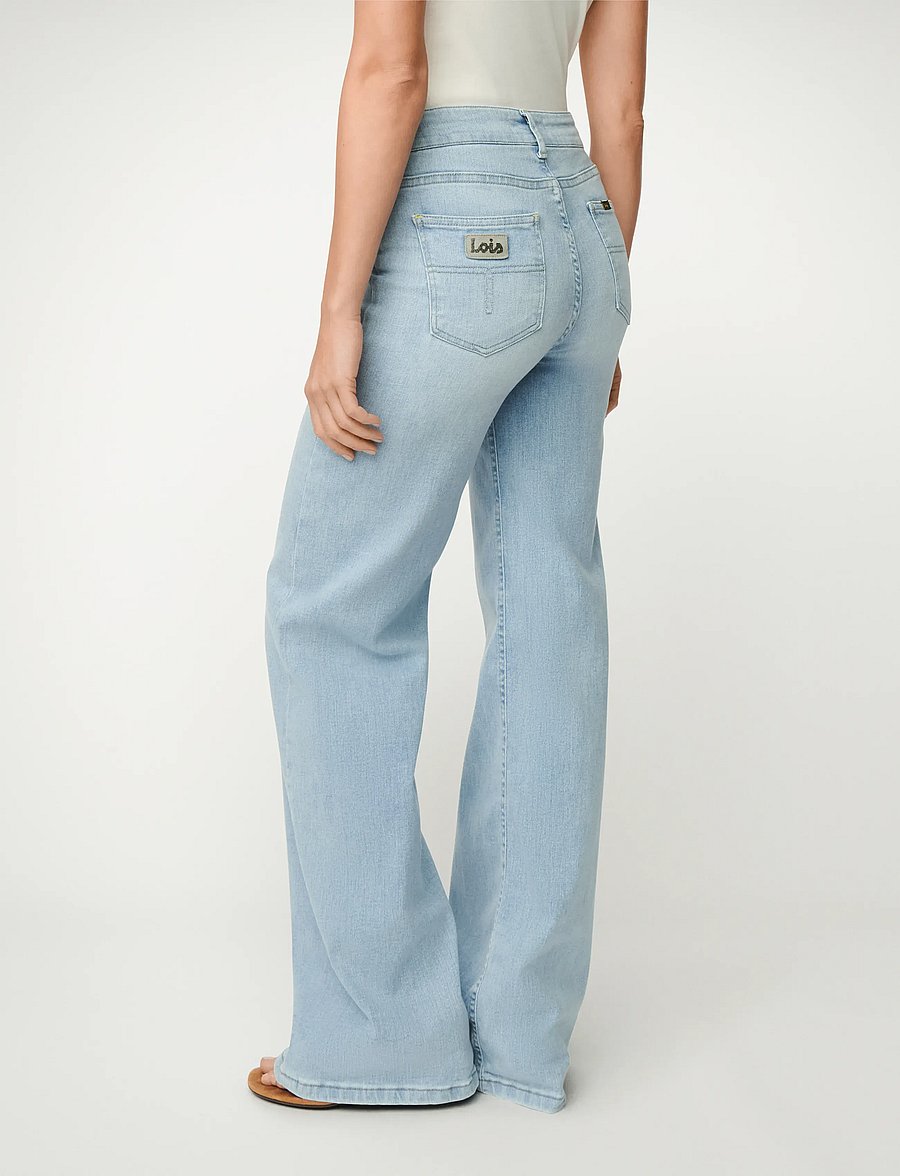 Lois Jeans - Palazzo - laia säärega teksad - 7909 hypersoft bleach - 2