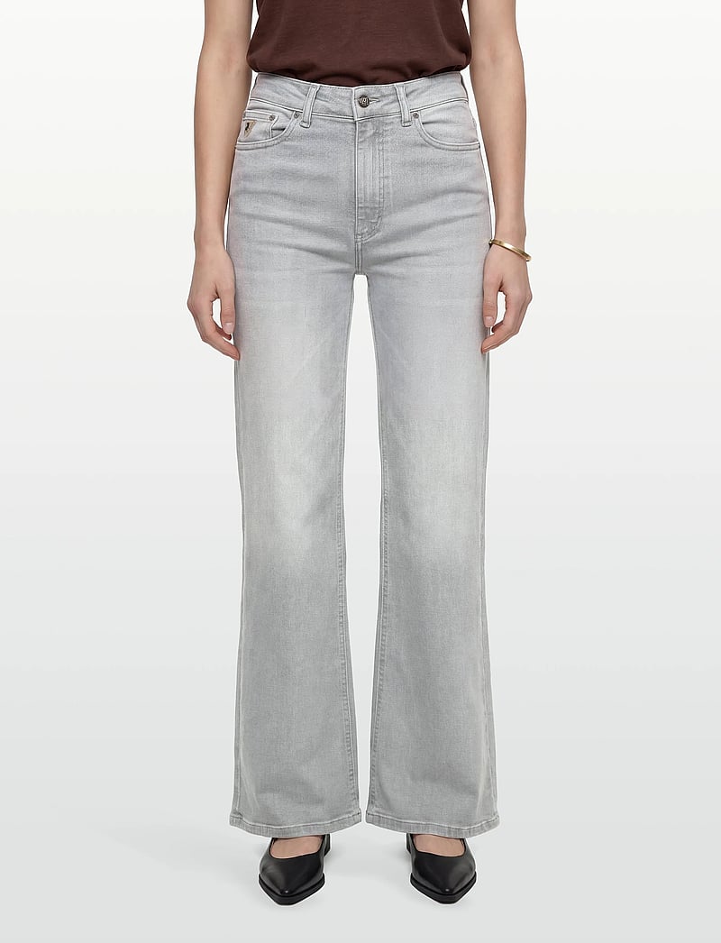 Lois Jeans - Palazzo - hosen mit weitem bein - 7981 core grey dark - 3